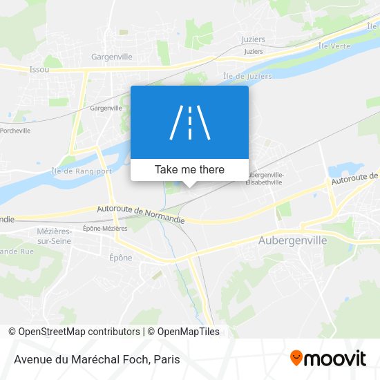 Avenue du Maréchal Foch map