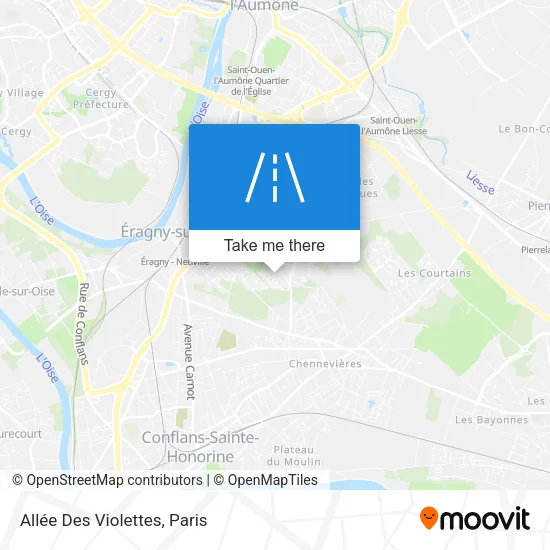 Allée Des Violettes map