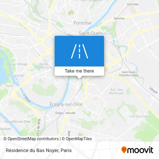 Résidence du Bas Noyer map