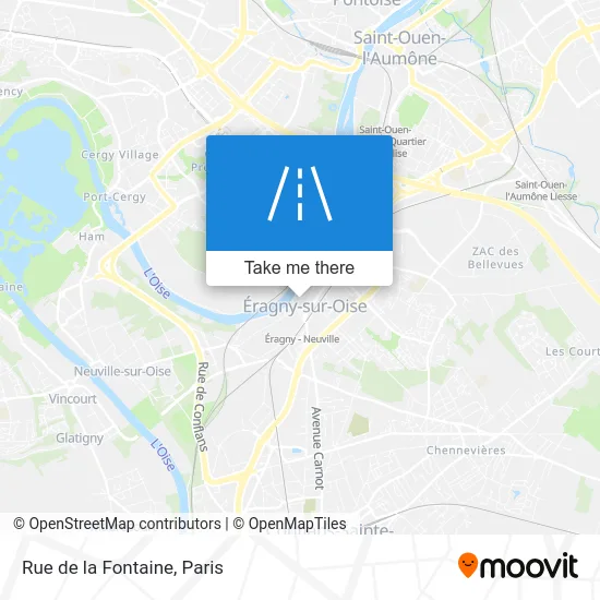 Rue de la Fontaine map