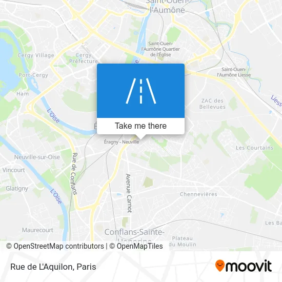 Rue de L'Aquilon map