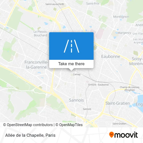 Allée de la Chapelle map