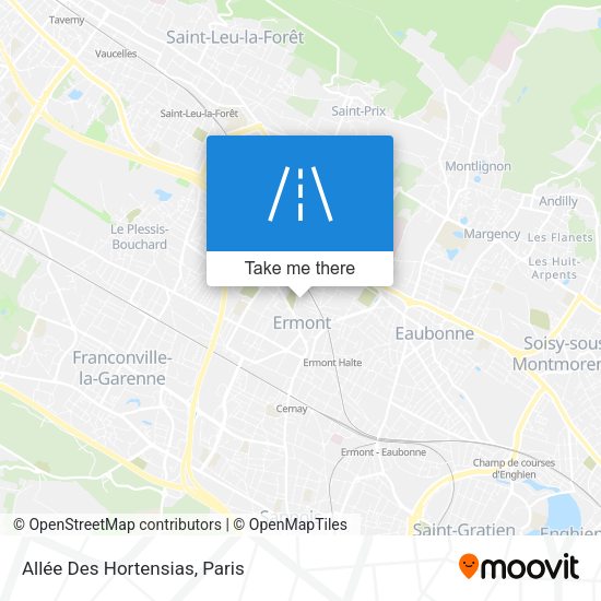 Allée Des Hortensias map