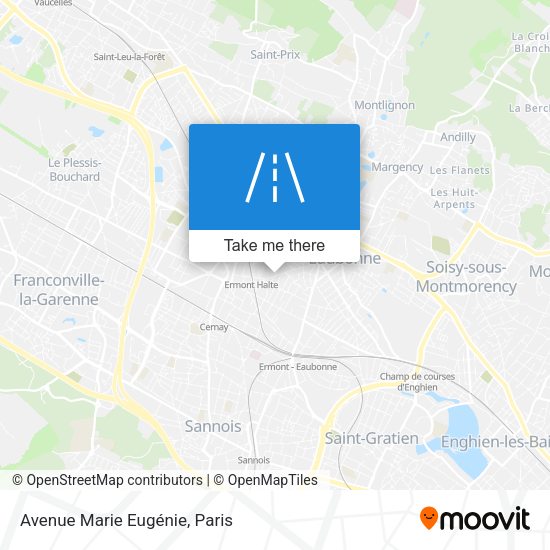 Avenue Marie Eugénie map
