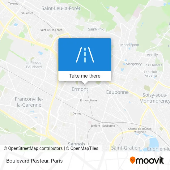 Boulevard Pasteur map
