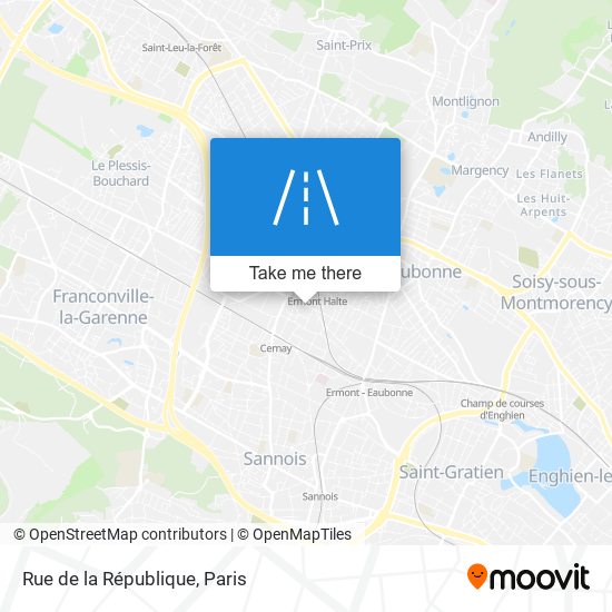 Mapa Rue de la République