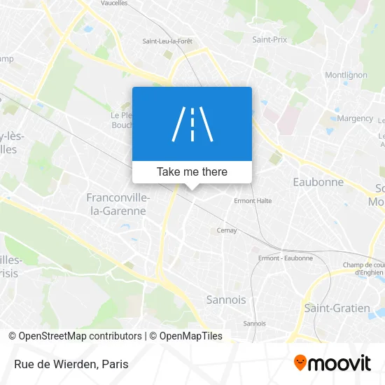 Rue de Wierden map