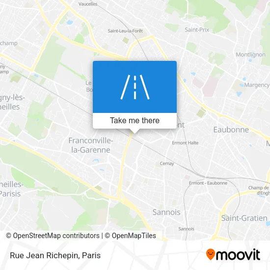 Rue Jean Richepin map