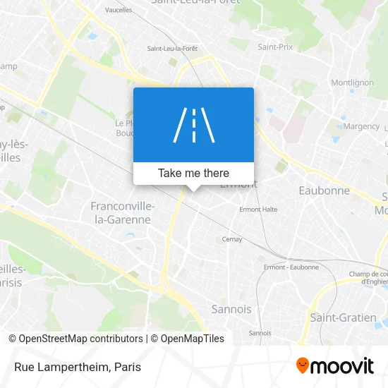 Rue Lampertheim map