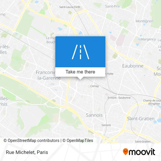 Rue Michelet map