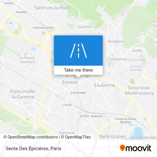 Sente Des Épicières map