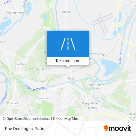 Rue Des Loges map