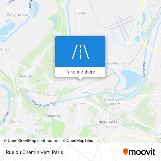 Rue du Chemin Vert map