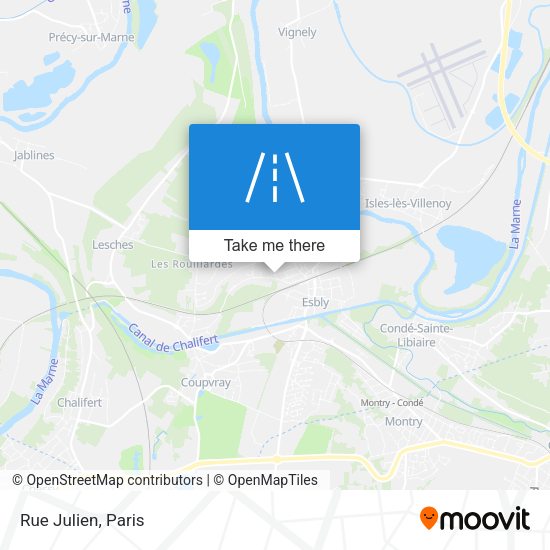 Rue Julien map