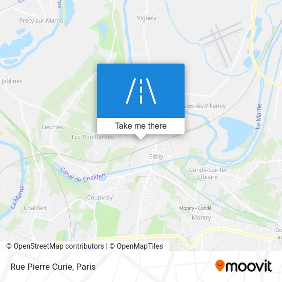Mapa Rue Pierre Curie