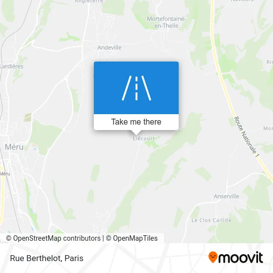 Rue Berthelot map