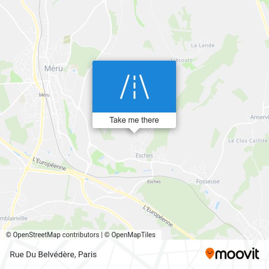Rue Du Belvédère map