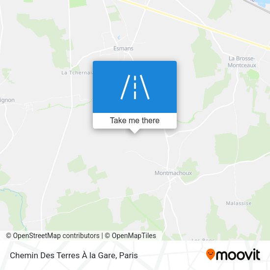 Chemin Des Terres À La Gare map