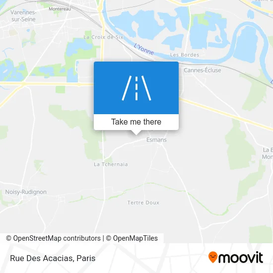 Rue Des Acacias map