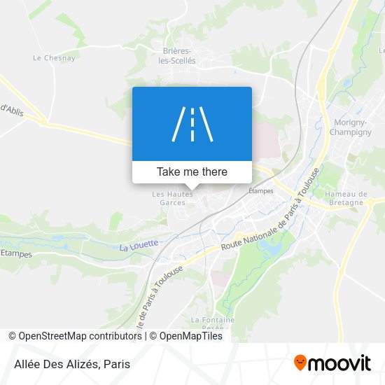 Allée Des Alizés map