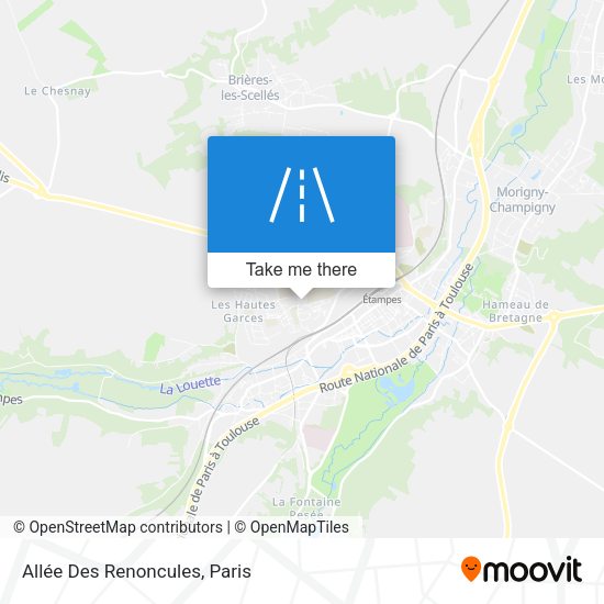 Allée Des Renoncules map