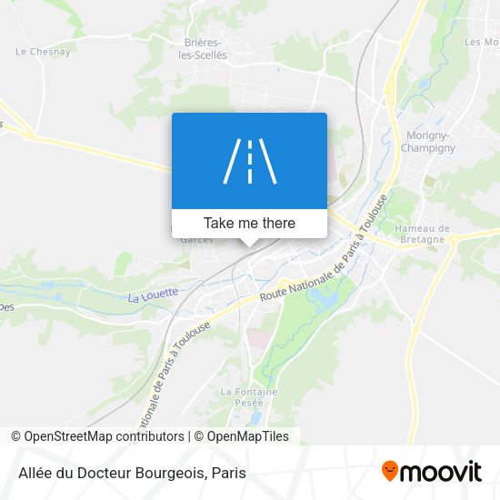 Allée du Docteur Bourgeois map