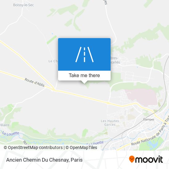 Ancien Chemin Du Chesnay map