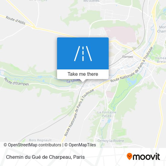 Chemin du Gué de Charpeau map