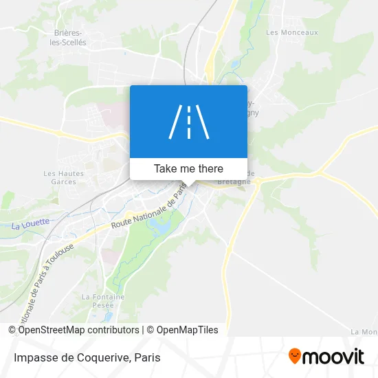 Impasse de Coquerive map