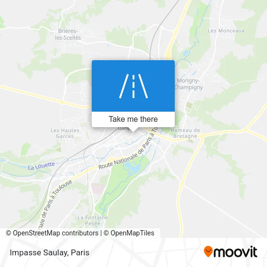 Impasse Saulay map
