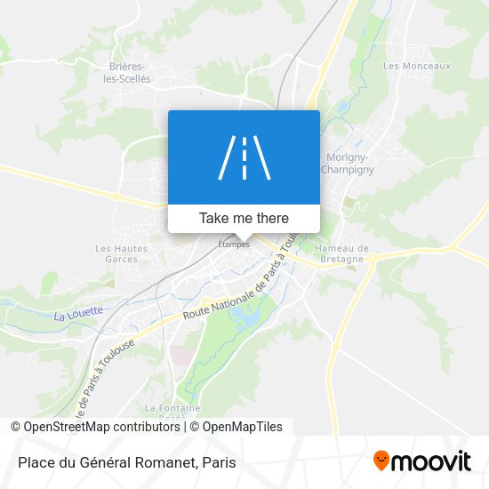 Place du Général Romanet map