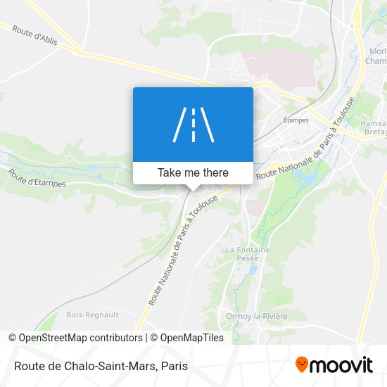 Route de Chalo-Saint-Mars map