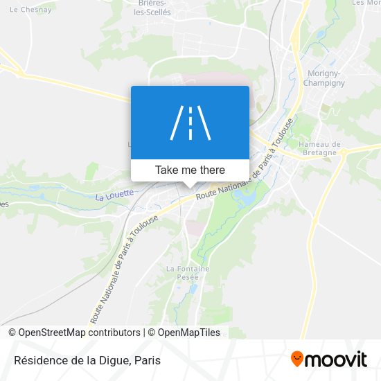 Résidence de la Digue map