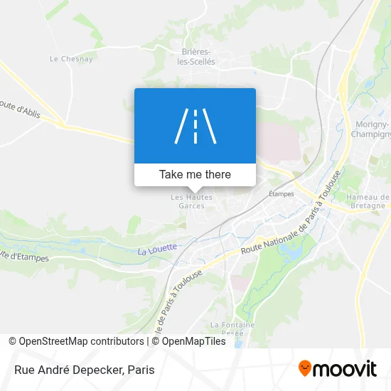 Rue André Depecker map