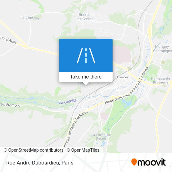 Rue André Dubourdieu map