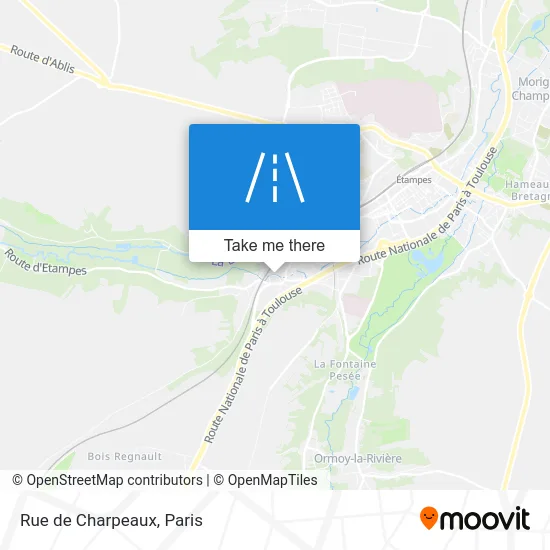 Rue de Charpeaux map