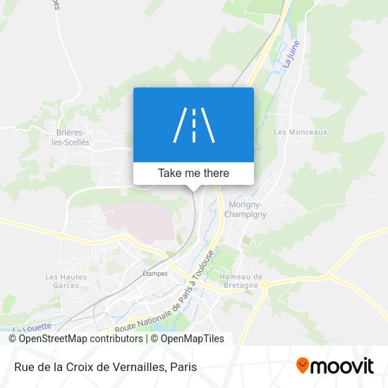 Rue de la Croix de Vernailles map
