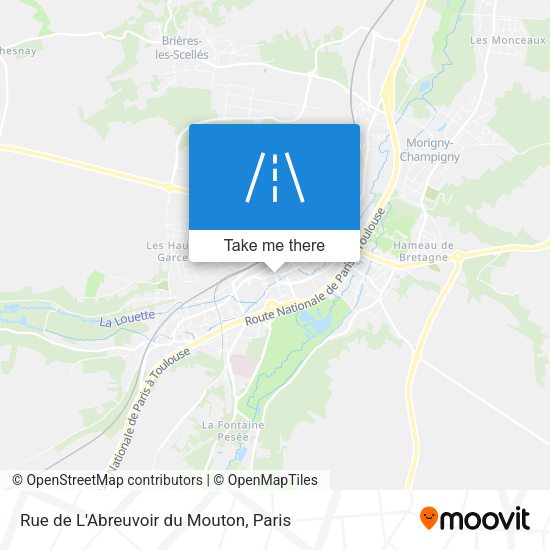 Rue de L'Abreuvoir du Mouton map