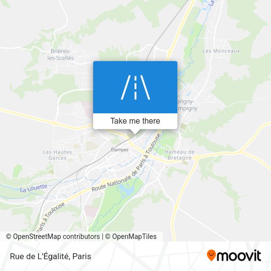 Rue de L'Égalité map