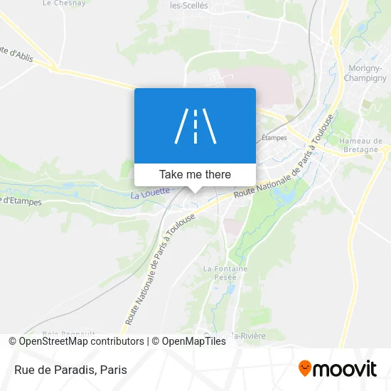 Rue de Paradis map