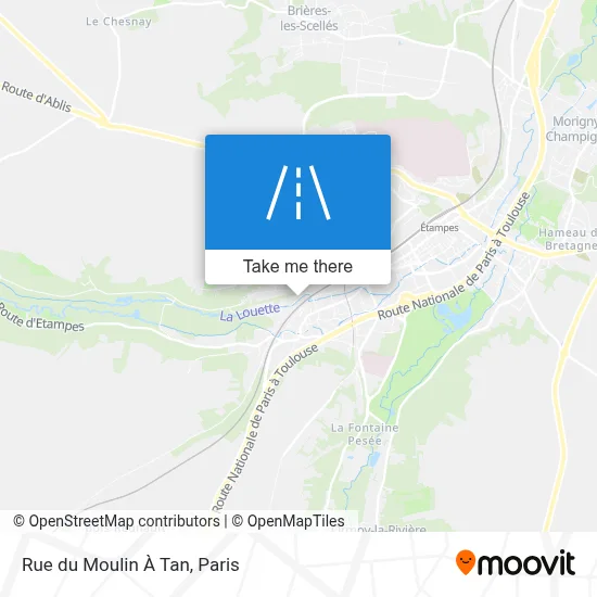 Rue du Moulin À Tan map