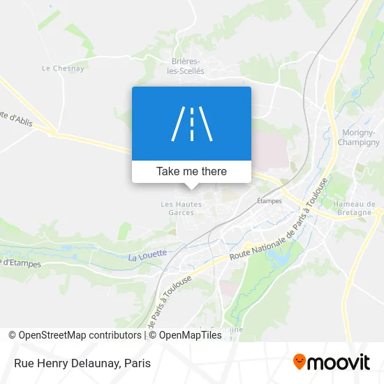 Rue Henry Delaunay map