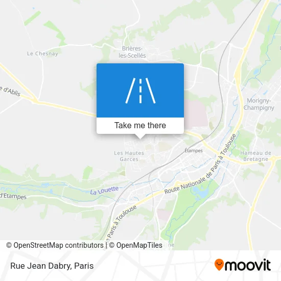 Mapa Rue Jean Dabry