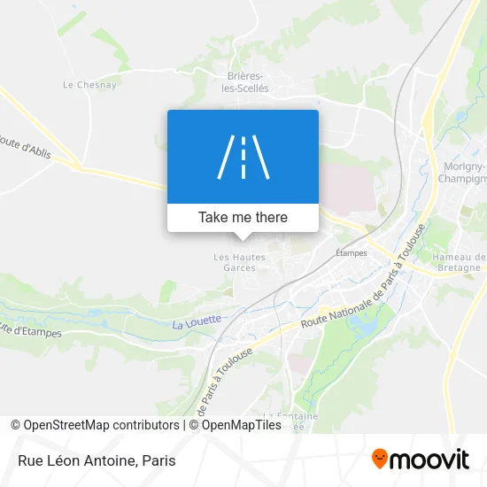 Mapa Rue Léon Antoine
