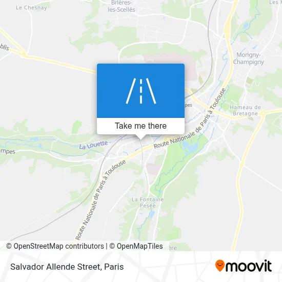 Rue Salvador Allende map