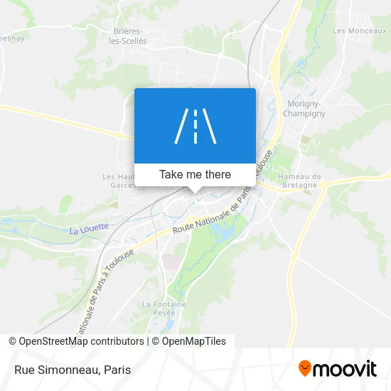 Rue Simonneau map