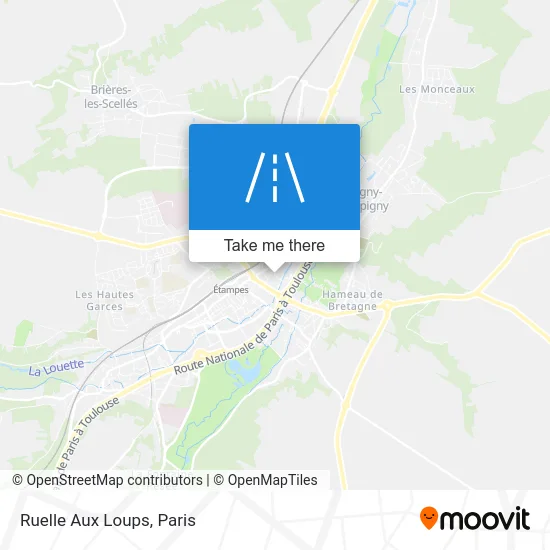 Ruelle Aux Loups map