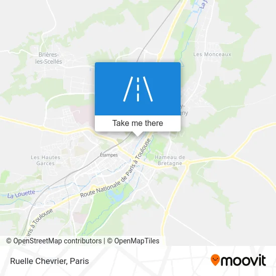 Mapa Ruelle Chevrier