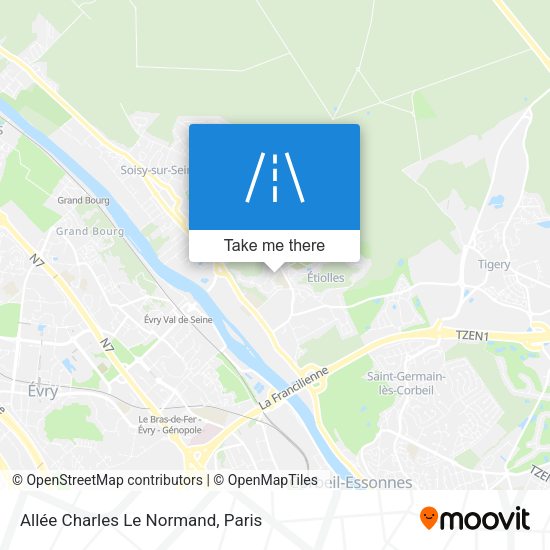 Allée Charles Le Normand map
