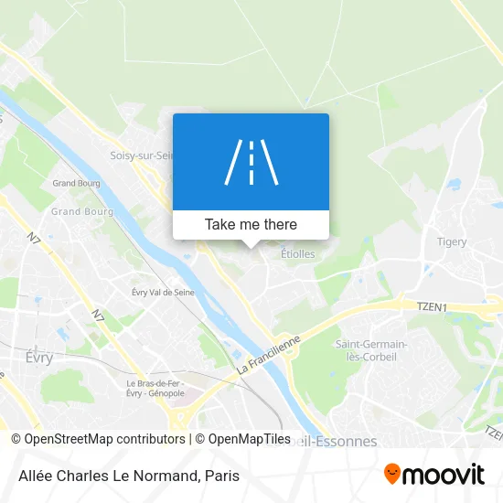 Allée Charles Le Normand map